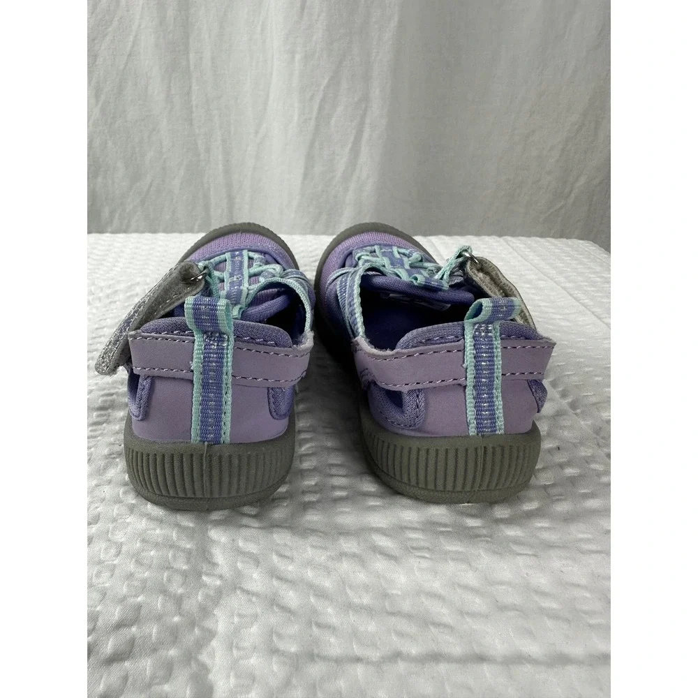 OshKosh Everplay Flexible‎ Outsole Bump Toe Sandal Purple Lilac Toddler Size 6